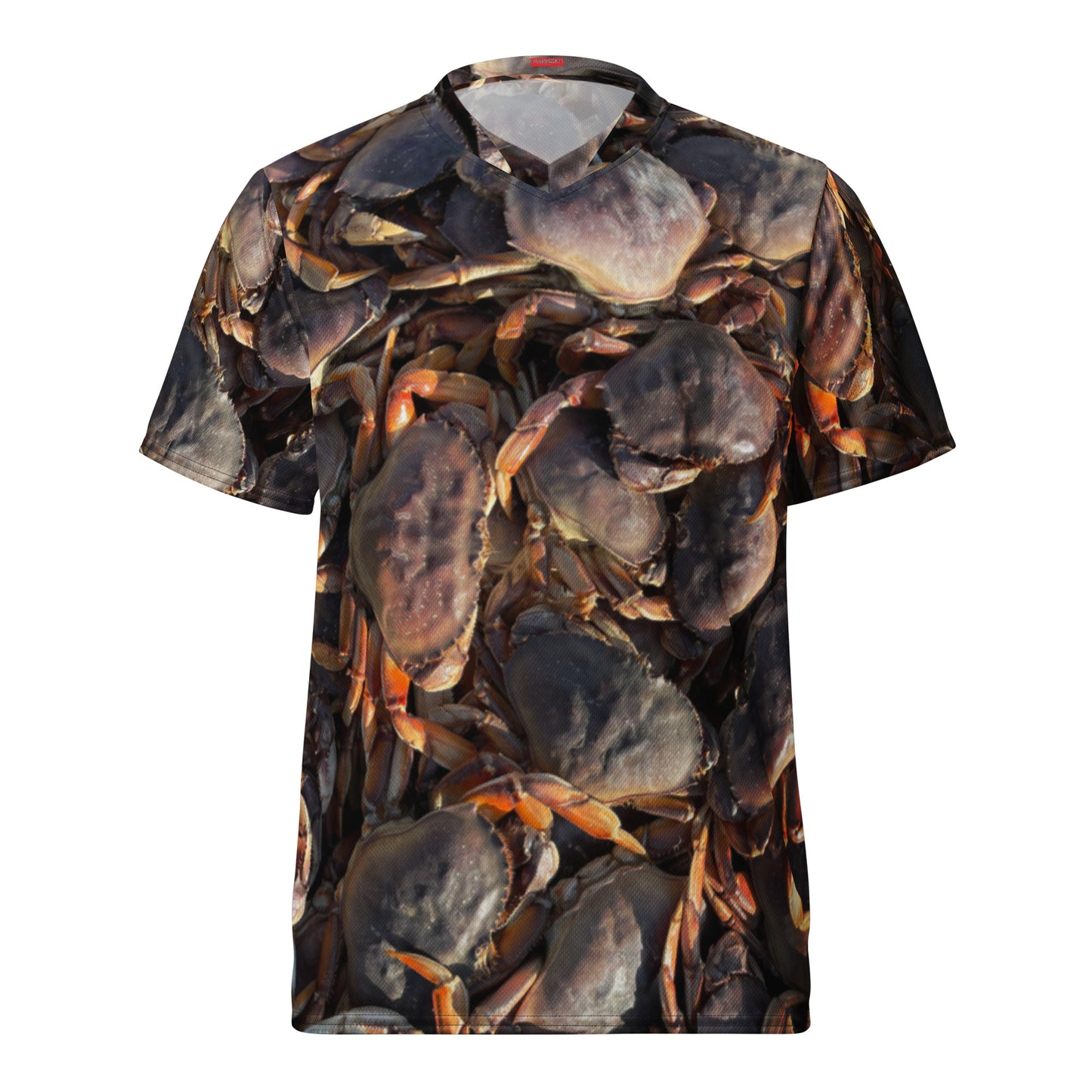 Dungeness Crab Recycled unisex sports jersey
