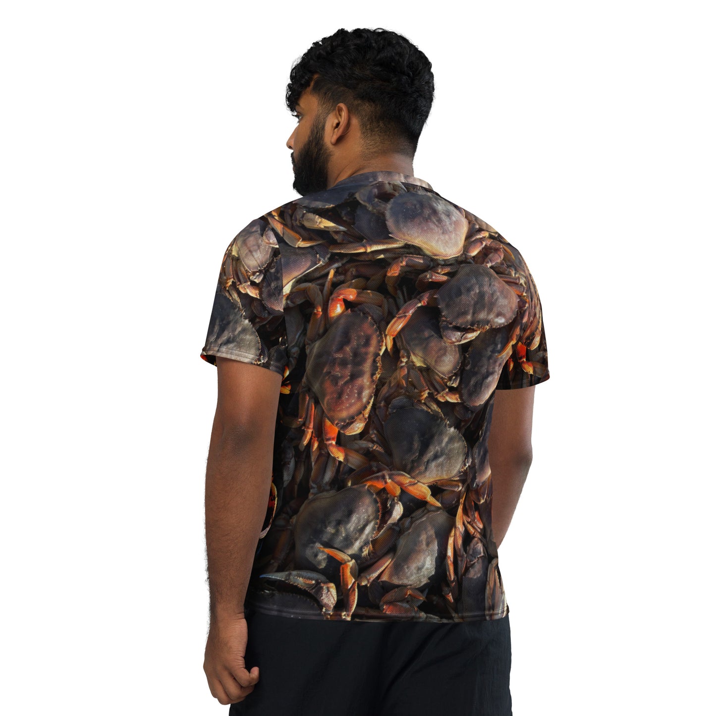 Dungeness Crab Recycled unisex sports jersey